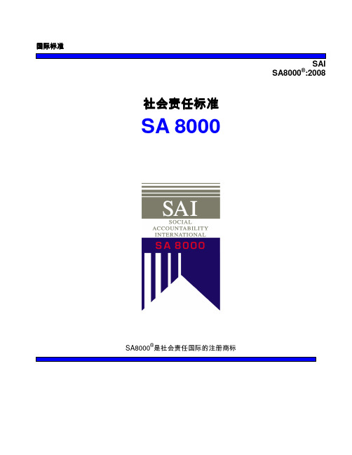 SA8000 2008官方最新正式中文版