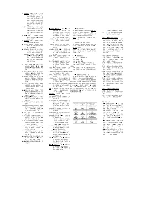 医学影像设备学重点