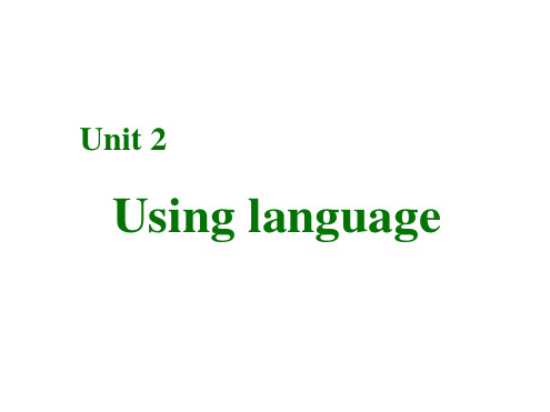 浙江省杭州市塘栖中学英语(人教)选修6课件：Unit2PoemsUsinglanguage