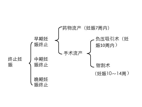 终止妊娠方法与护理