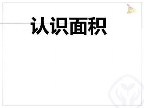 数学三年级下人教版5认识面积课件(16张)