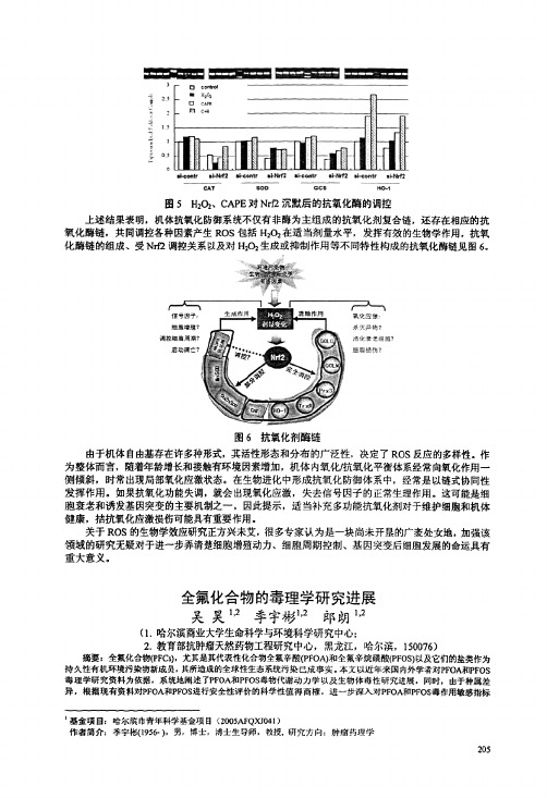 全氟化合物的毒理学的研究进展