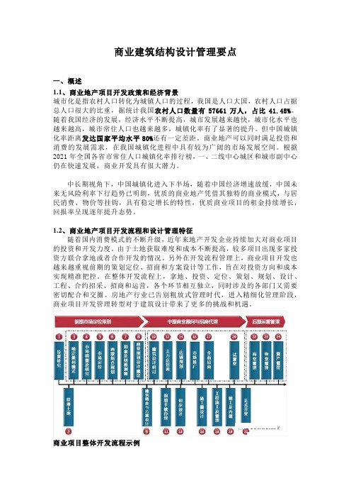 商业建筑结构设计管理要点