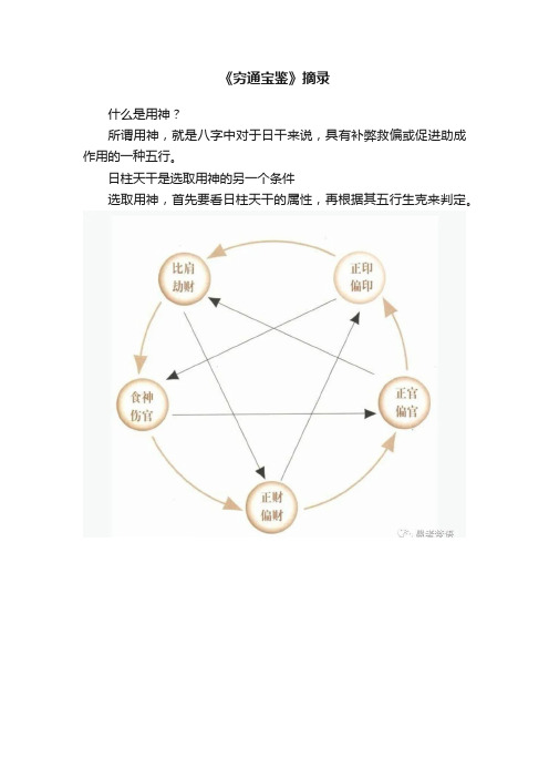 《穷通宝鉴》摘录