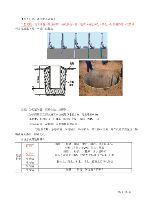 二建-市政公用实务城市桥梁下部结构施工(二)