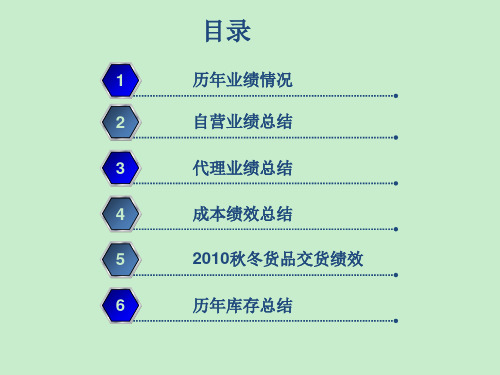 某公司经营分析报告