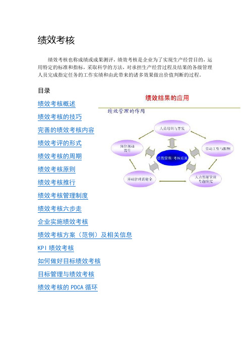 绩效考核理论