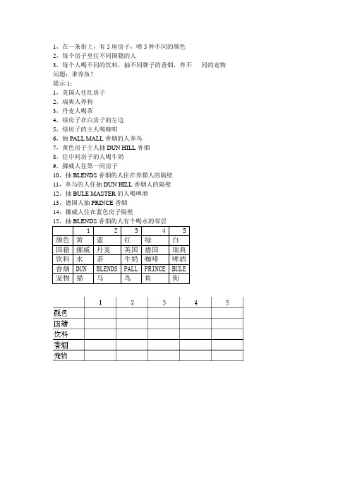 爱因斯坦在20世纪出的谜语