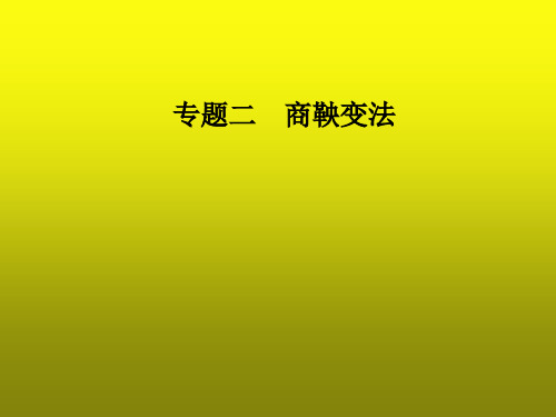 高三历史选修1知识点整合复习课件：商鞅变法