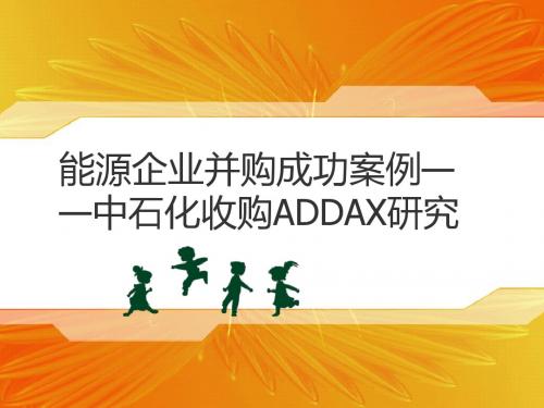 中石化对Addax的收购过程时间2009年事件