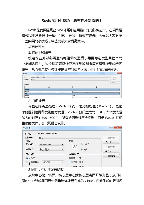 Revit实用小技巧，总有你不知道的！