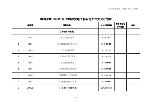 图纸进度版420含设计院要求