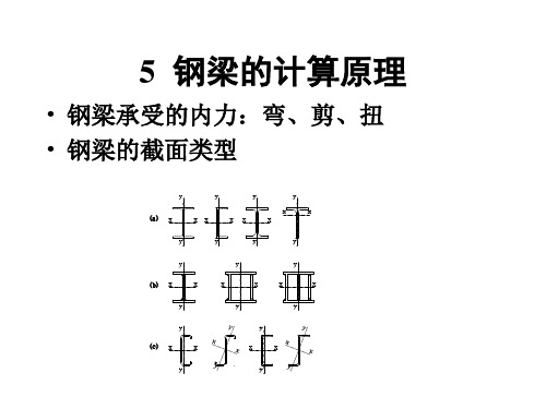 东南大学 工程结构设计原理 第5章 梁