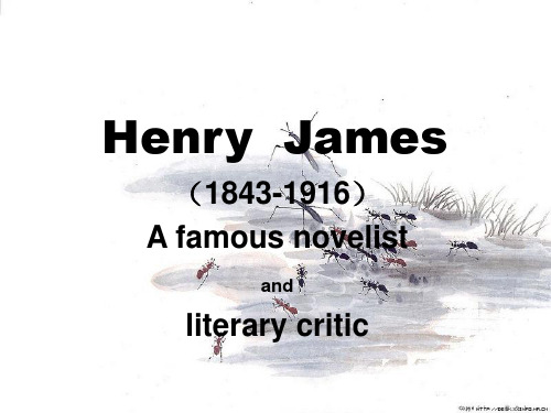 Henry  James美国文学作家