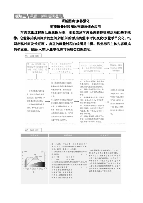 地理一轮课后通关：1-3-1_自然界的水循环_水资源的合理利用_word版含解析