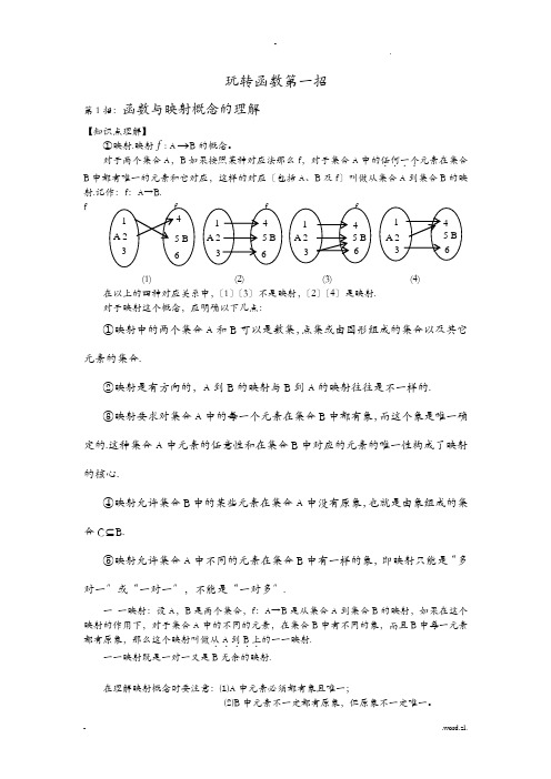 函数与映射概念的理解