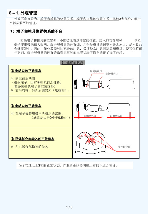 汽车产品压端子标准