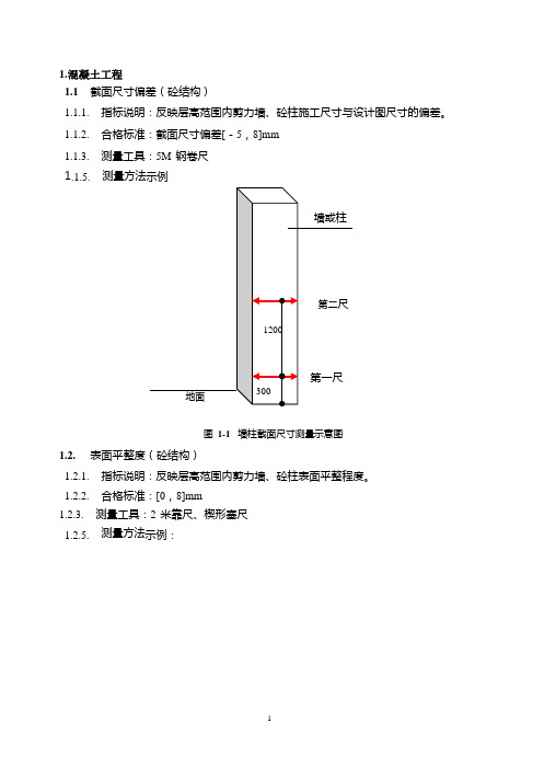 混凝土工程实测实量