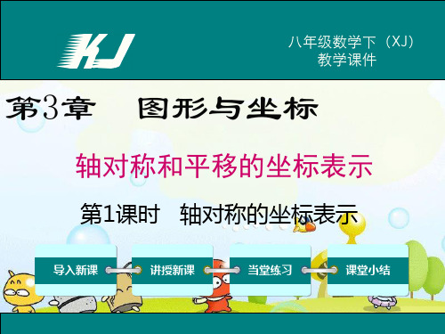 2022年湘教版八下《轴对称的坐标表示》立体精美课件