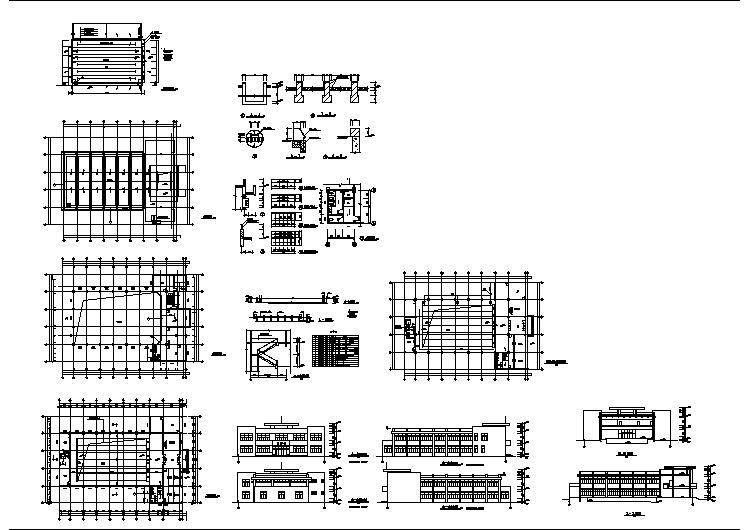 某地游泳馆建筑方案设计图纸