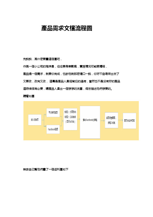 产品需求文档流程图