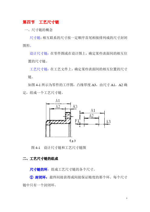 第四节  工艺尺寸链