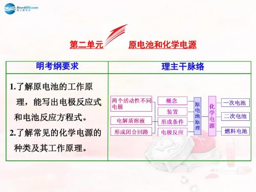 高考化学一轮复习 专题8 第2单元 原电池和化学电源精品课件