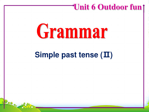 牛津译林版七年级英语下册Unit6 Grammar优质课课件