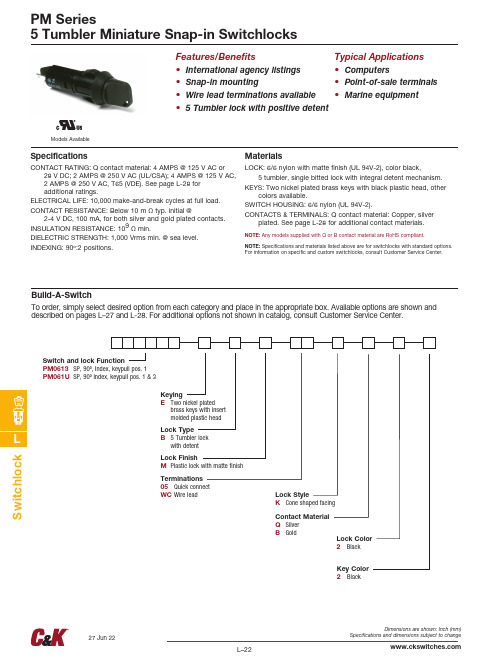 CK Switch 产品说明书