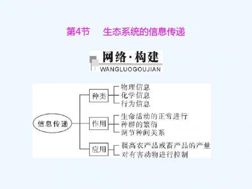 2018年高中生物 第五章 生态系统及其稳定性 5.4 生态系统的信息传递讲义1 新人教版必修3