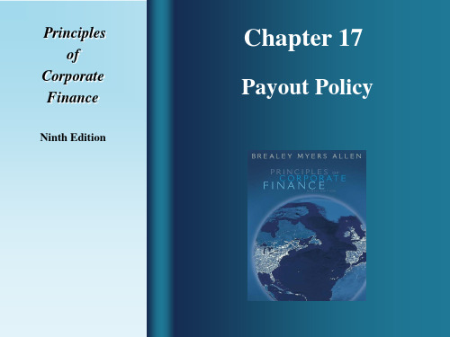 公司理财(双语)10payout policy