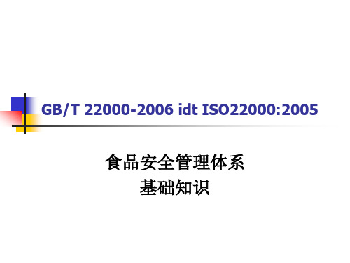 食品安全管理体系基础知识培训课件PPT(39张)