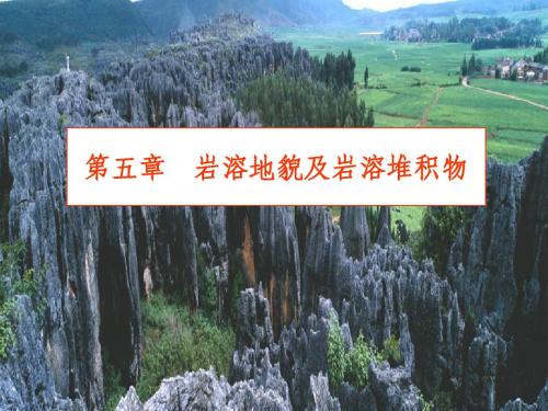 5、岩溶地貌