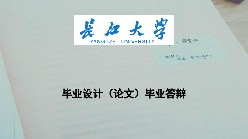 长江大学毕业答辩.