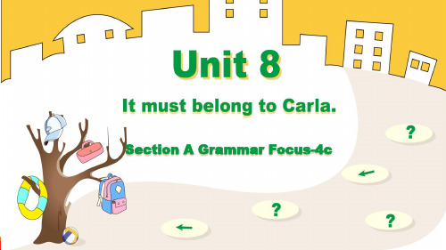 人教版英语九上 Unit 8 Section A Grammar Focus-4c