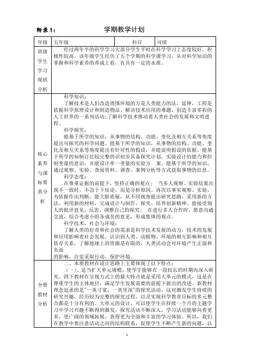 小店区规范备课模板两份