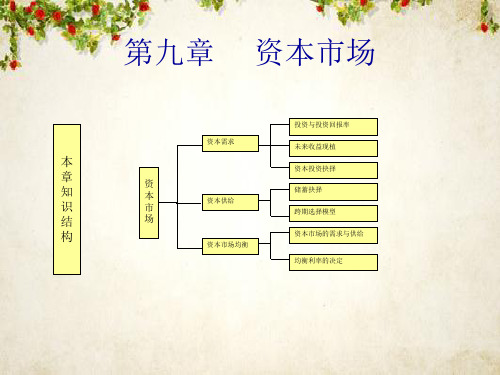 资本市场投资决策管理及市场均衡维持(ppt 31页)