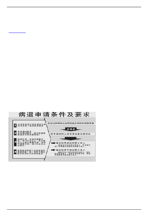 最新病退鉴定标准、流程、时限