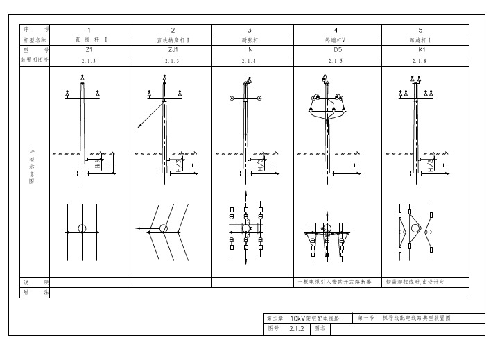 10kV架空配电线路图集
