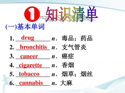 四川省宜宾市南溪区第二中学校高中英语外研版课件必修二Module2NODrugs