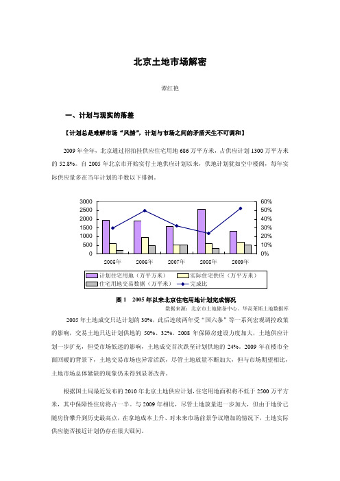 2009年北京土地市场回顾总结13PDF