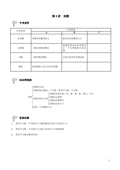 第3讲.实数