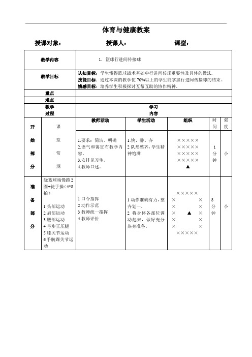 篮球行进间传球