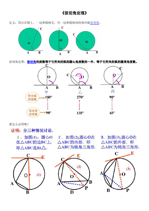 《弦切角定理》《圆幂定理》练习题及答案