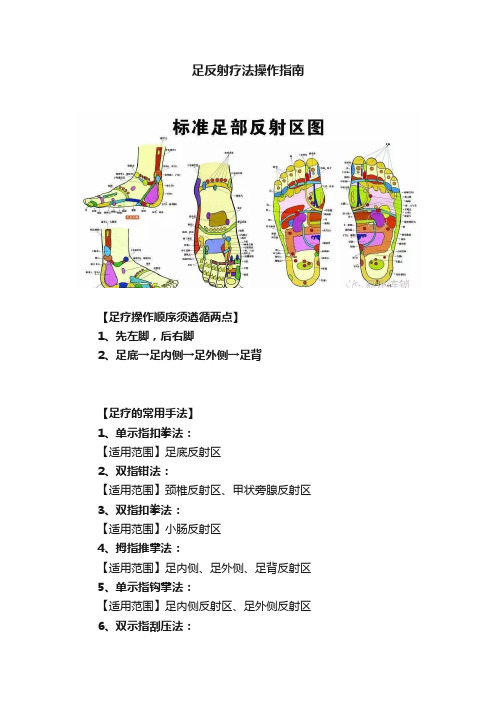 足反射疗法操作指南