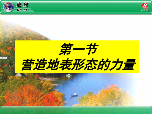 人教版地理必修一《营造地表形态的力量》优秀ppt课件