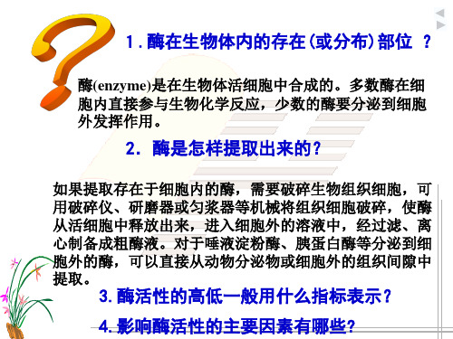 实验4果汁中的果胶和果胶酶重要