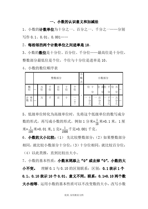 北师大版四年级数学下册易错题汇集