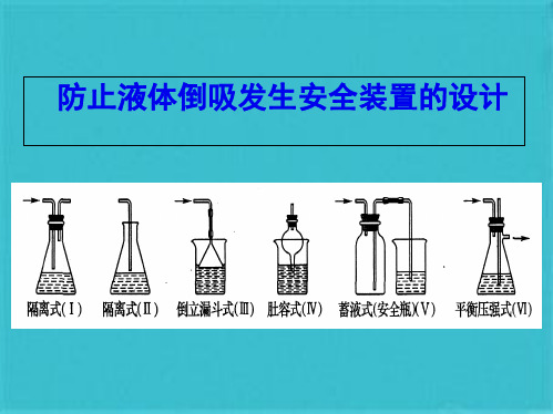 防倒吸安全装置小课件(共10张PPT)