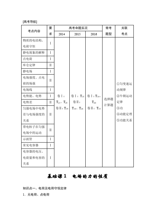 2018创新设计《高考物理总复习》第7-8章